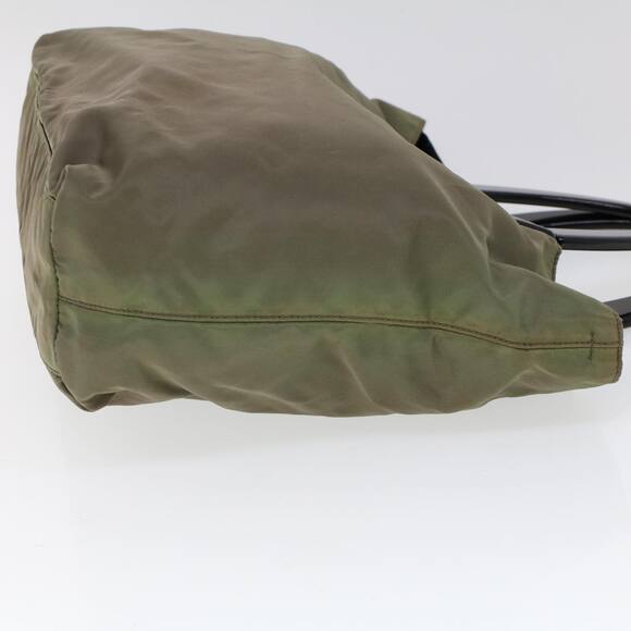 PRADA Hand Bag Nylon Khaki - Picture 4 of 9